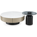 SET*2 MESA DE CENTRO + MESA AUXILIAR LT2598B- LT2598C - Imagen 2