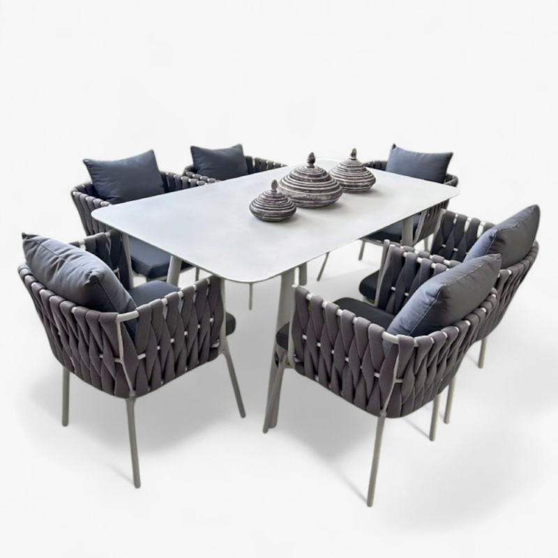 COMEDOR RATTAN NT19307 SET*7