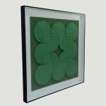 Cuadro Importado Verde GF006B 80×80