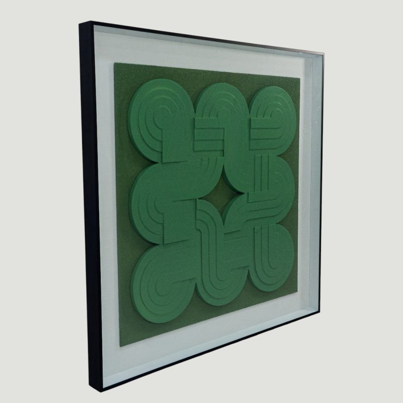 Cuadro Importado Verde GF006B 80×80