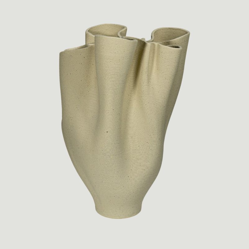 Florero Importado Blanco 40cm