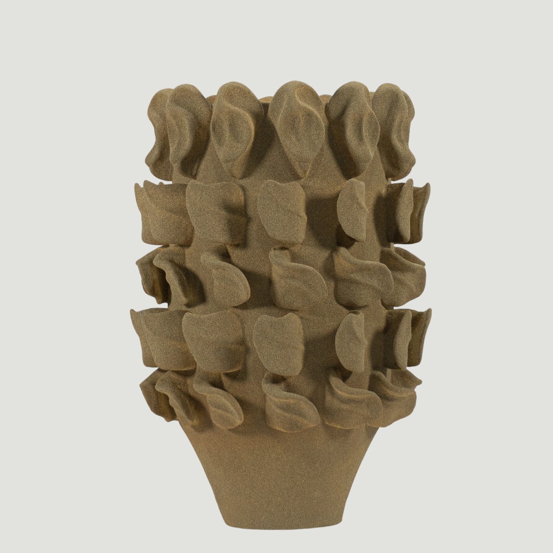 Florero Importado Café 40cm -25007 Florero Importado Café 40cm -25007