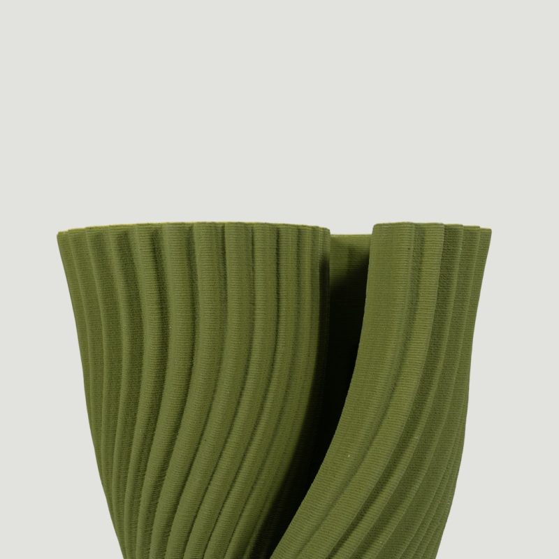 Florero Importado Verde 42cm 2