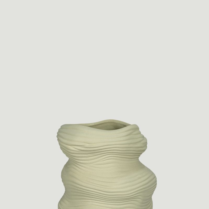 Florero importado Blanco 43cm -25019