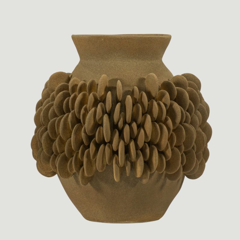 Florero importado Café 32 -25018