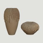 Florero importado Café 42cm y 19cm