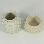 Florero importado Blanco 25cm y 20cm