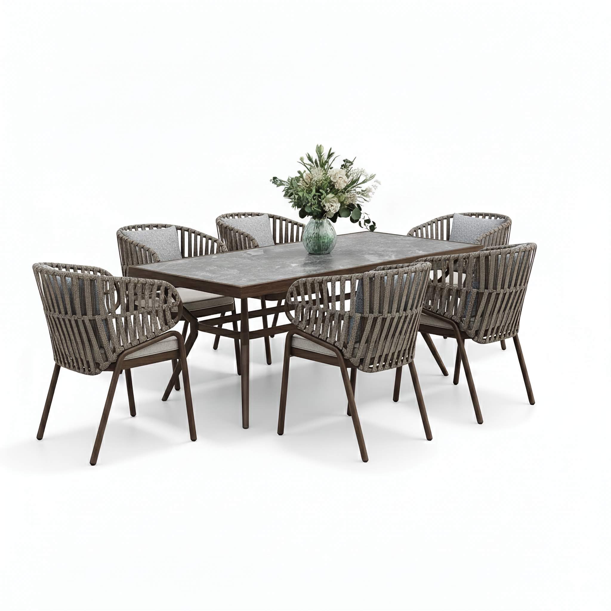 edited-46-2.jpg SET*7 COME RATTAN SAVANNA IMP 2373DT-2309C - Imagen 1